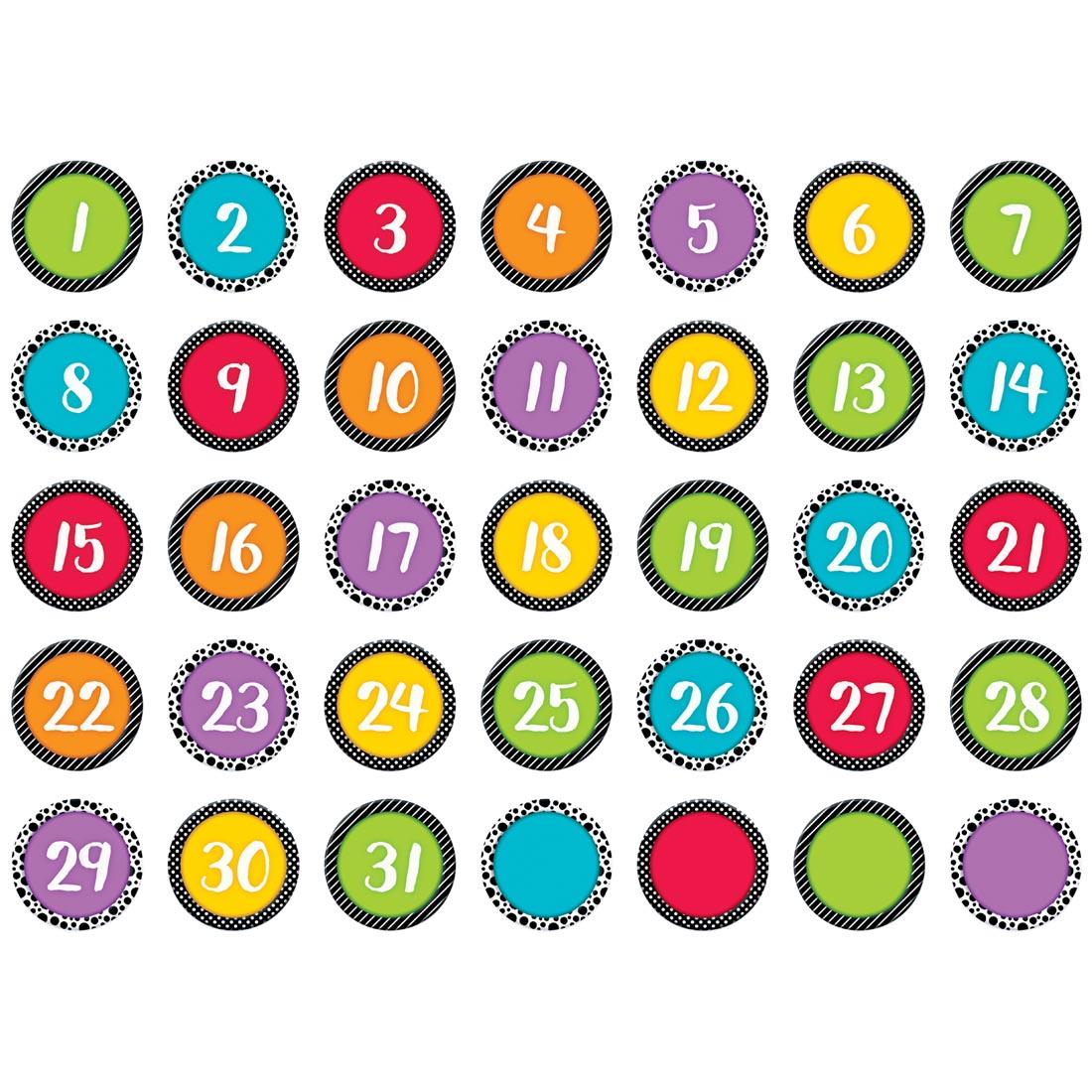 Calendar Days from the Bold & Bright collection by Creative Teaching Press