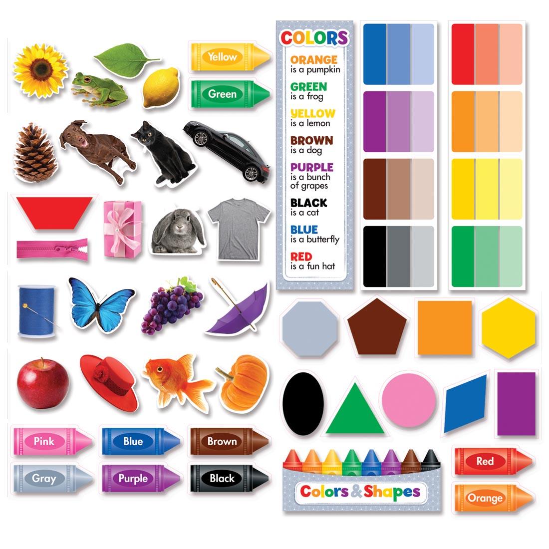Colors & Shapes Mini Bulletin Board Set by Creative Teaching Press
