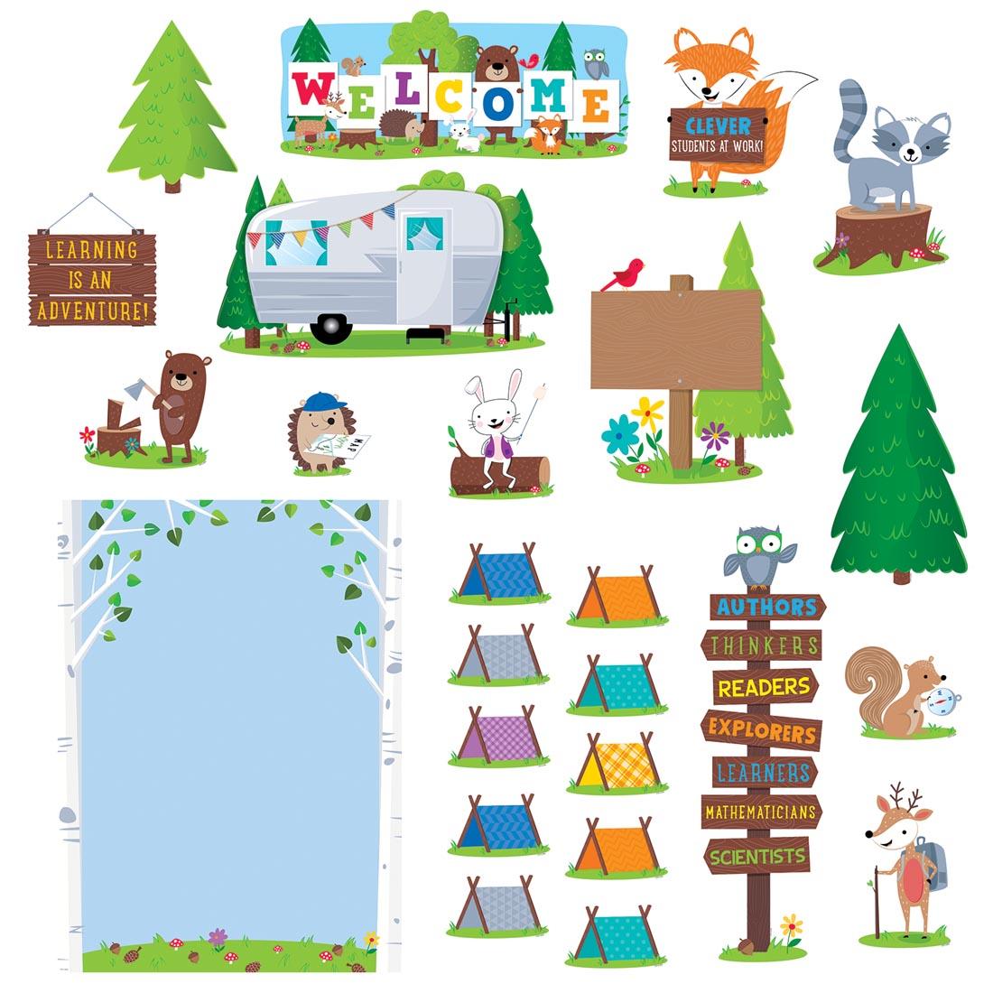 Woodland Friends Woodland Welcome Bulletin Board Set by Creative Teaching Press