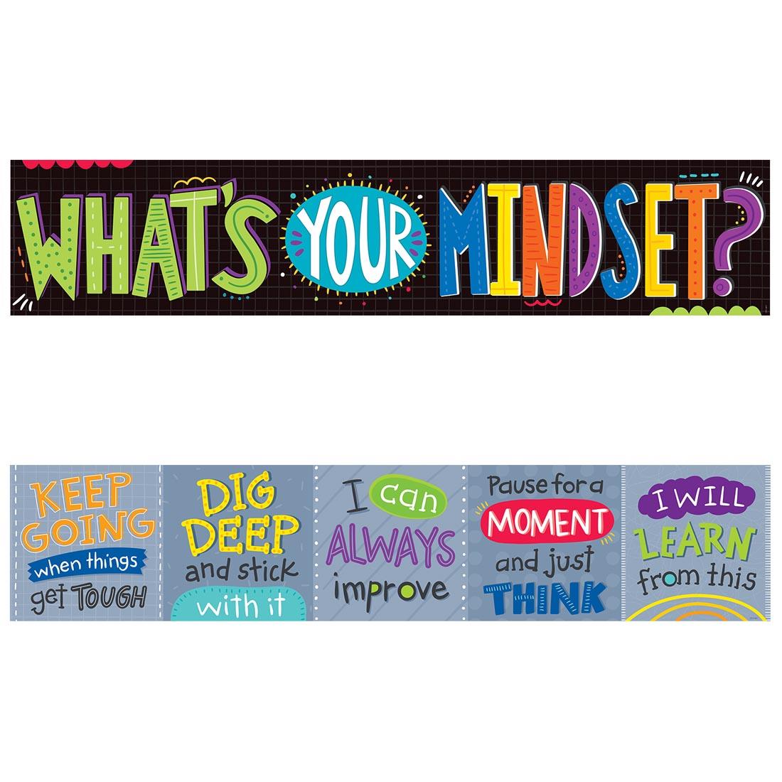 What's Your Mindset? 2-Sided Banner by Creative Teaching Press