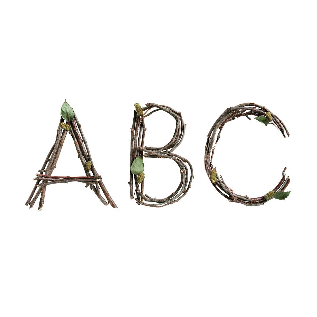 Rustic Twigs Designer Letters by Creative Teaching Press