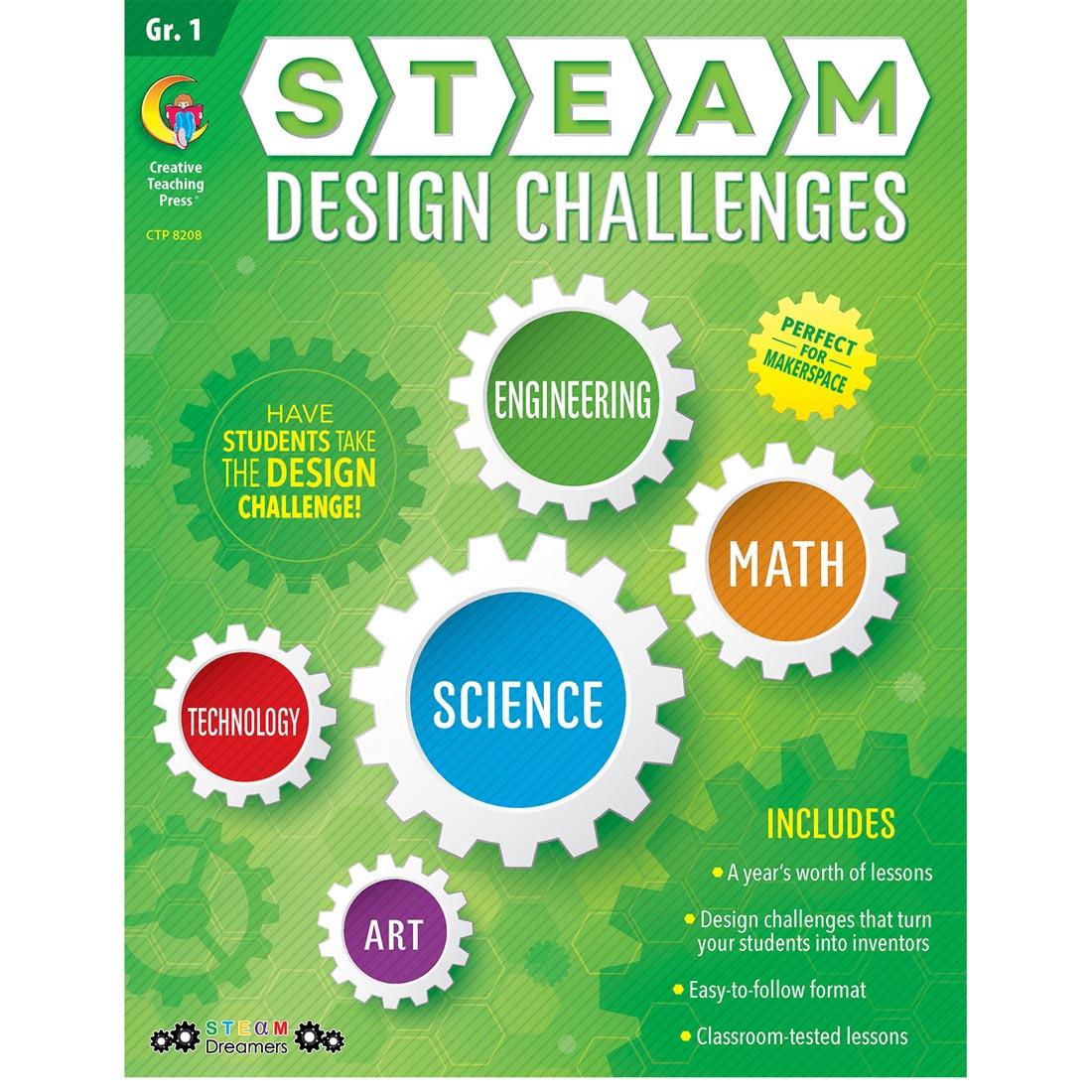 Grade 1 STEAM Design Challenges Book by Creative Teaching Press