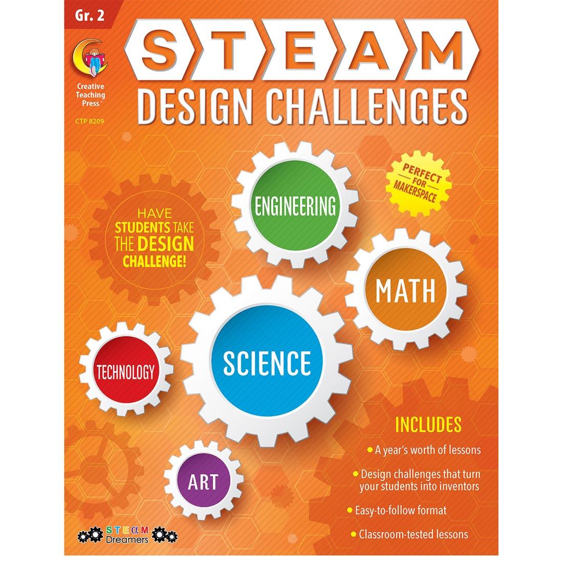 Grade 2 STEAM Design Challenges Book by Creative Teaching Press