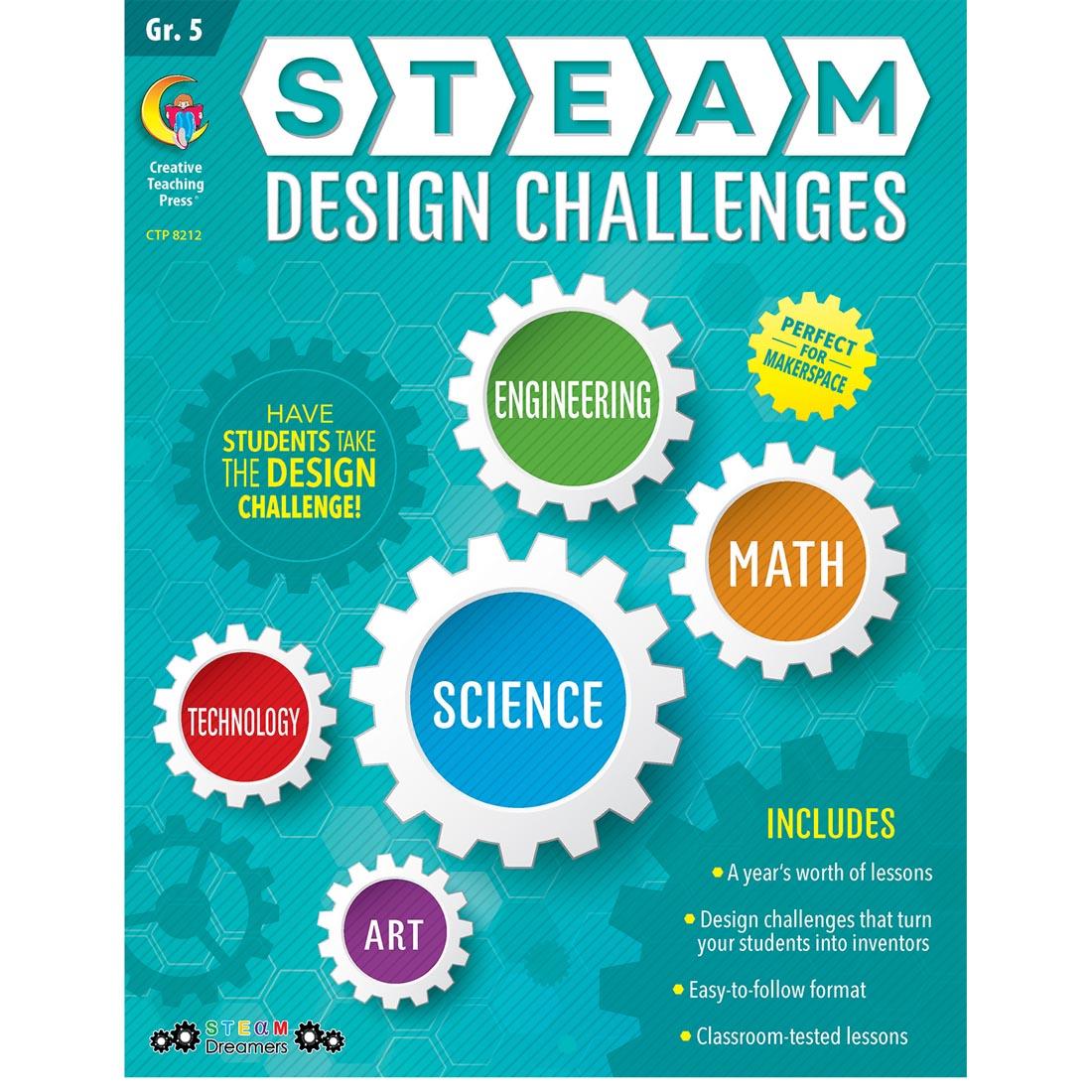 Grade 5 STEAM Design Challenges Book by Creative Teaching Press