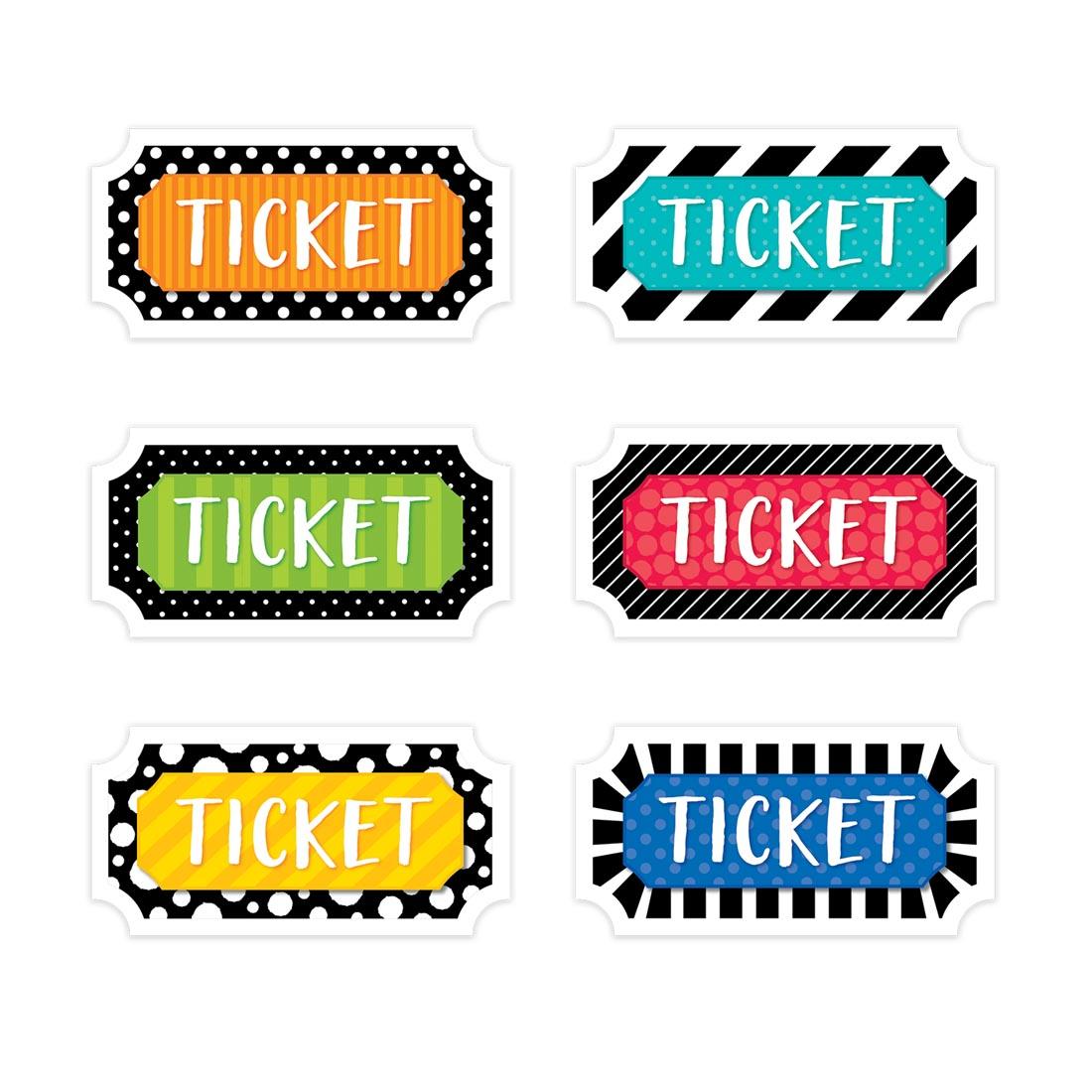 Tickets from the Bold & Bright collection by Creative Teaching Press