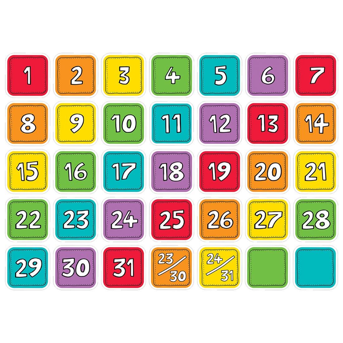 Colorful Calendar Days by Creative Teaching Press
