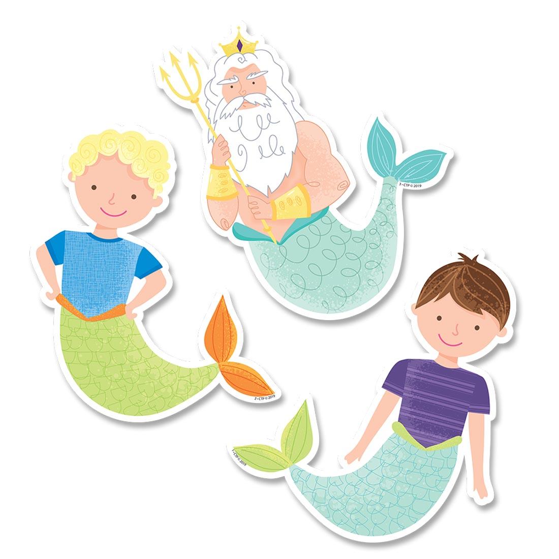 King Neptune and Friends 6" Designer Cut-Outs by Creative Teaching Press