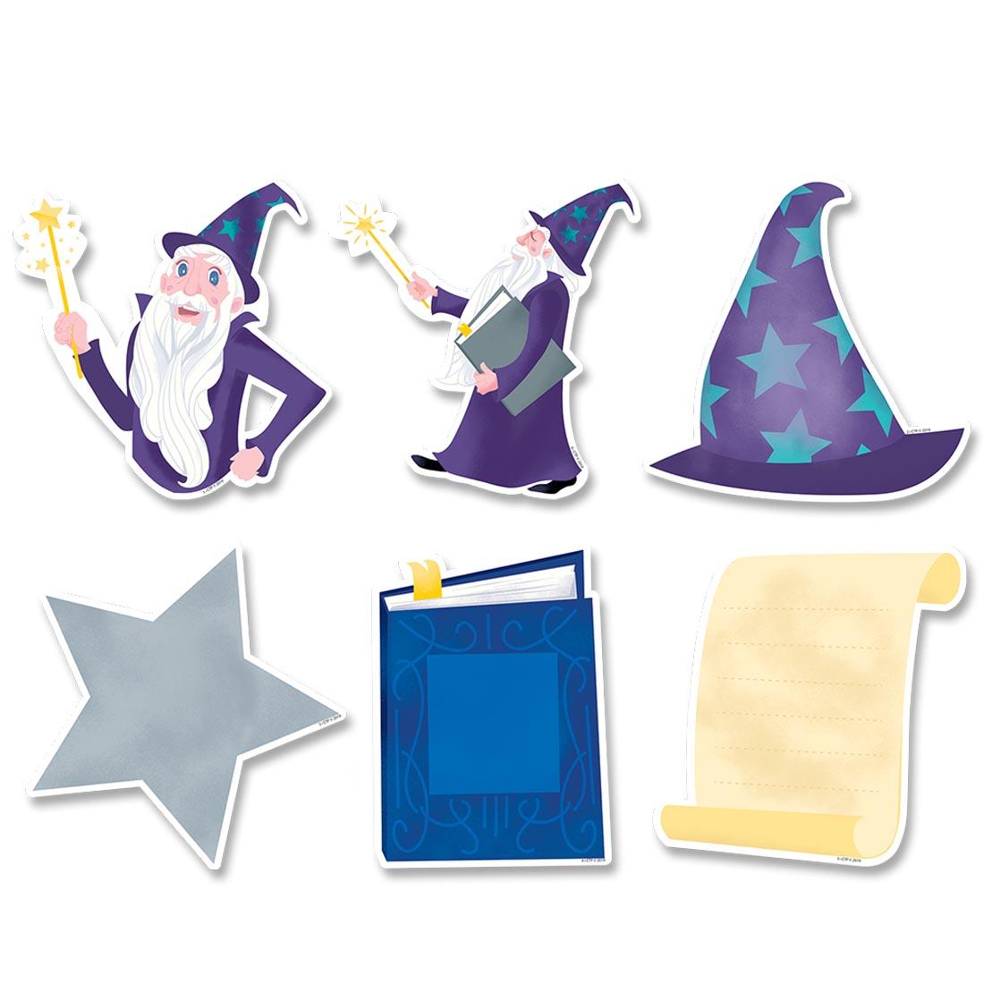 Mystical Magical Wizardly Fun 6" Designer Cut-Outs by Creative Teaching Press