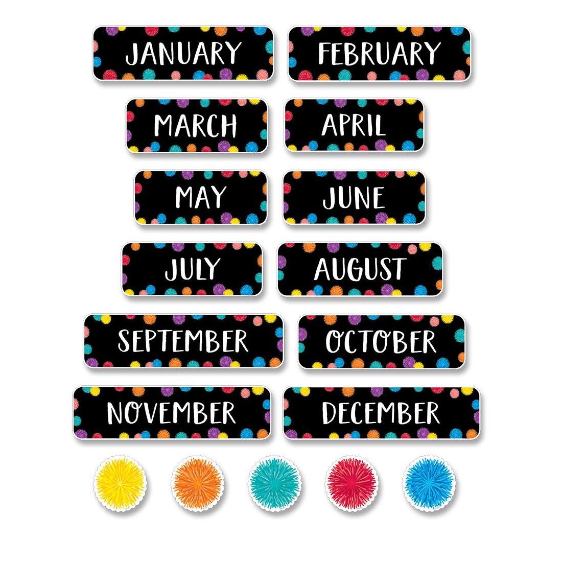 Pom-Poms Months of the Year Headlines by Creative Teaching Press