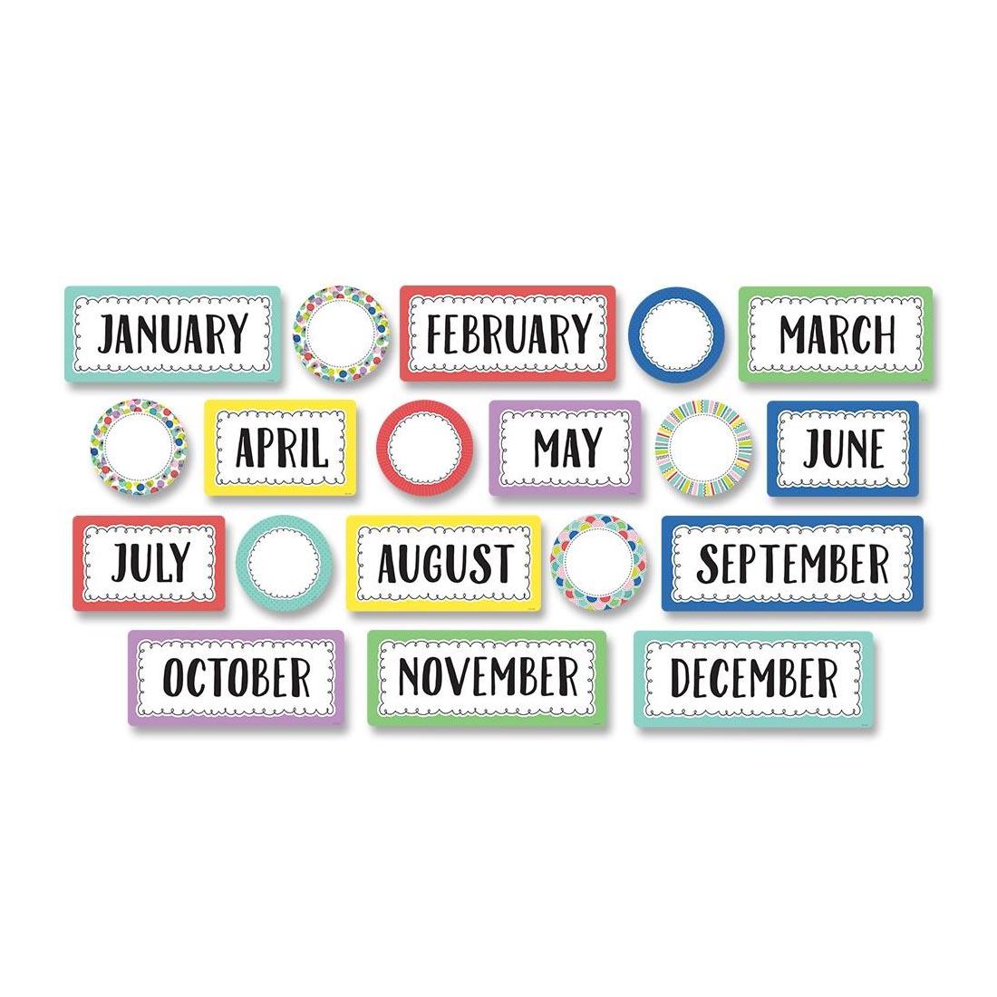 Months of the Year Headlines from the Color Pop collection by Creative Teaching Press