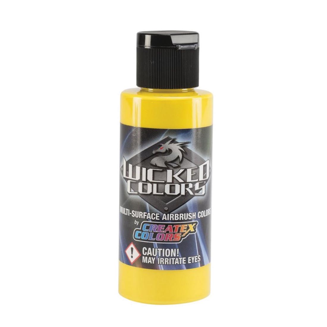 Bottle of Yellow Createx Wicked Colors Airbrush Paint