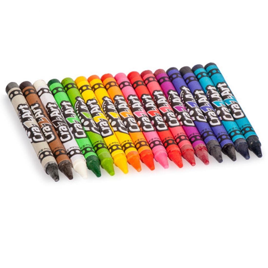 16 colors of Cra-Z-Art Crayons