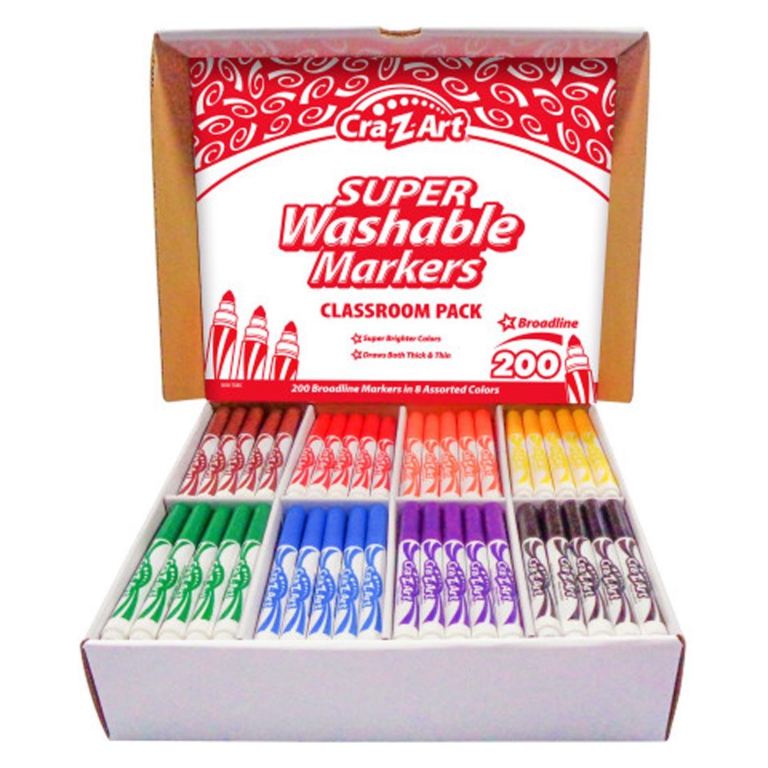 Cra-Z-Art Super Washable Markers 200-Count Classroom Pack