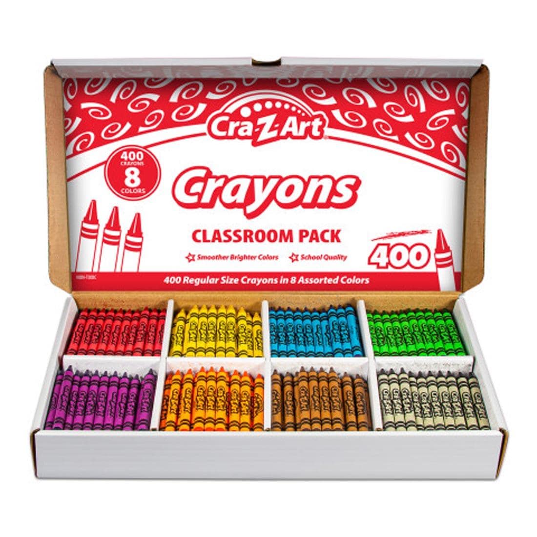 Cra-Z-Art Crayons 400-Count Classroom Pack