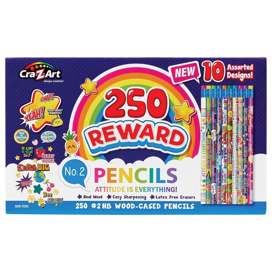 Reward Pencils 250-Count Classroom Pack