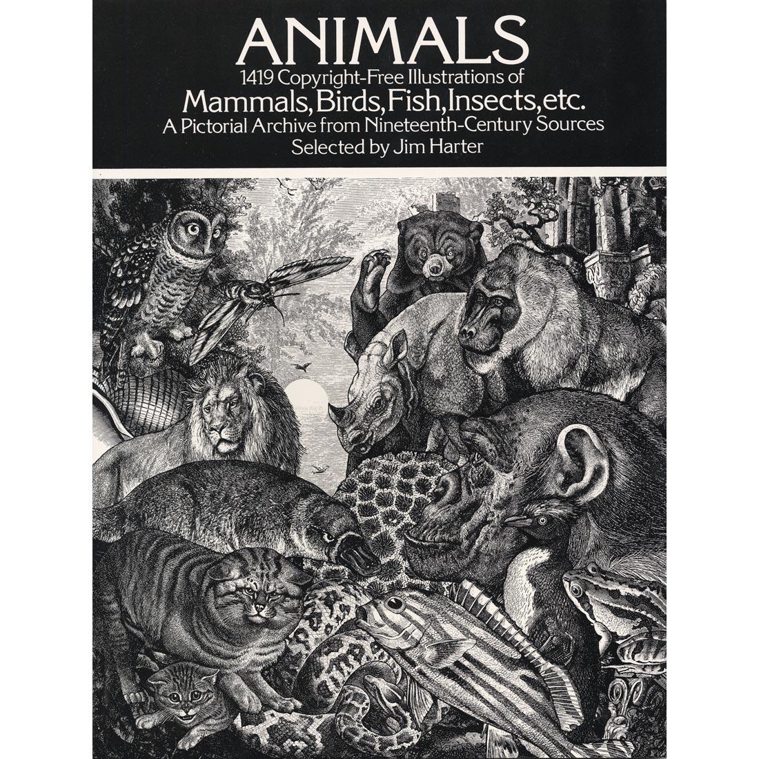 Animals - Mammals, Birds, Fish, Insects, Etc. Book by Dover