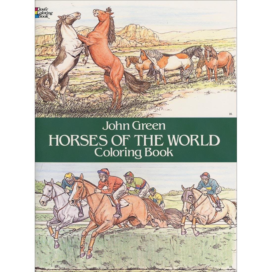 Horses of the World Coloring Book by Dover