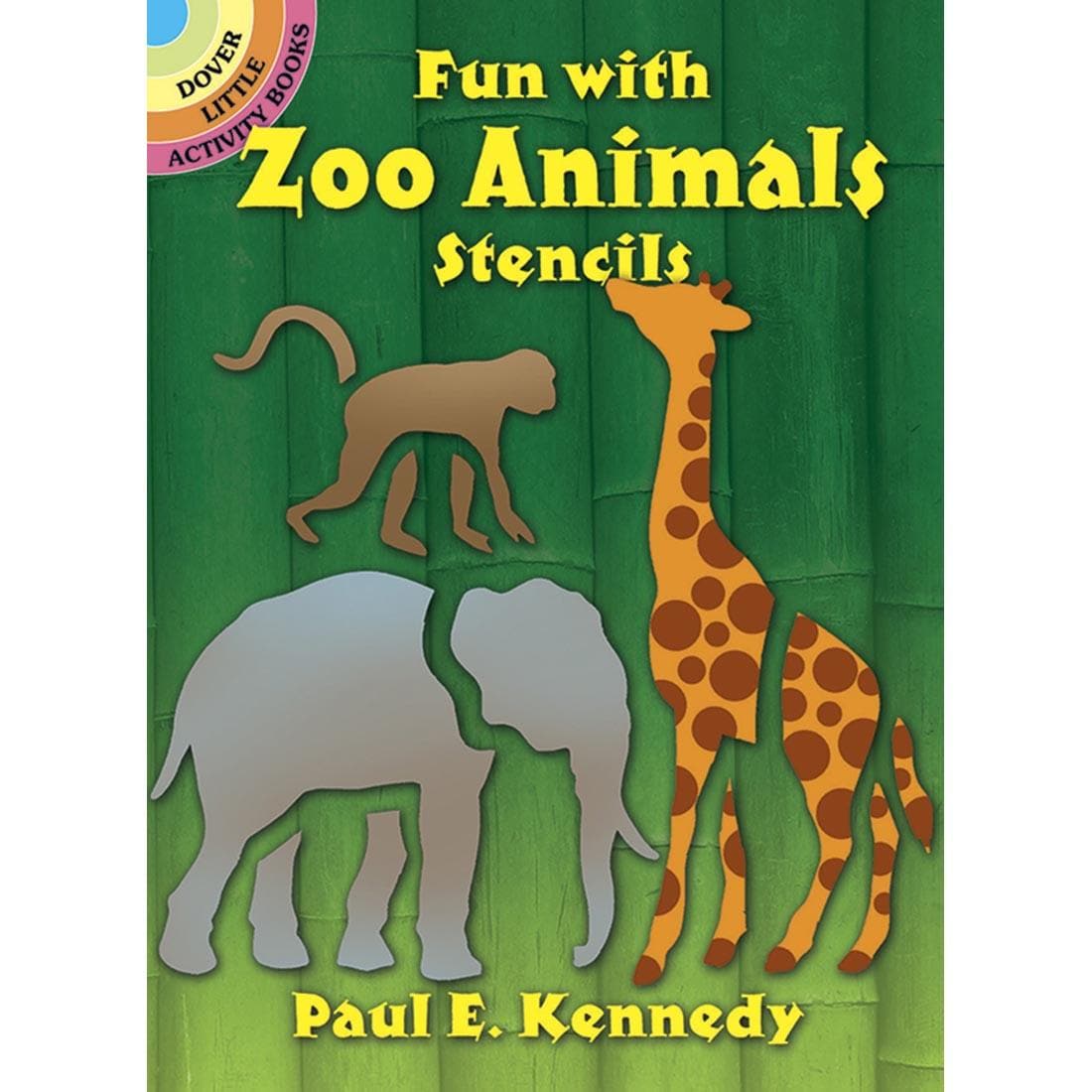 Dover Little Activity Book Fun With Zoo Animals Stencils