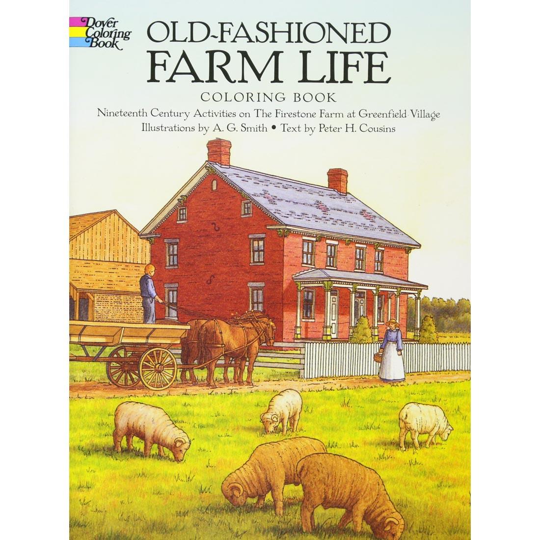 Old-Fashioned Farm Life Coloring Book by Dover