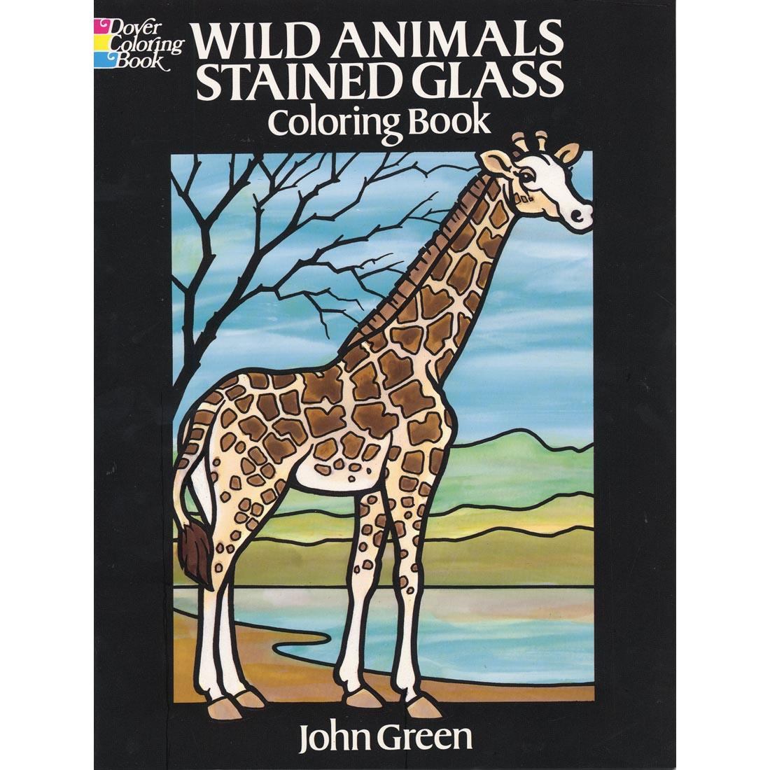 Wild Animals Stained Glass Coloring Book by Dover