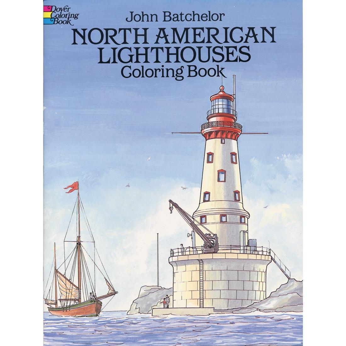 North American Lighthouses Coloring Book by Dover