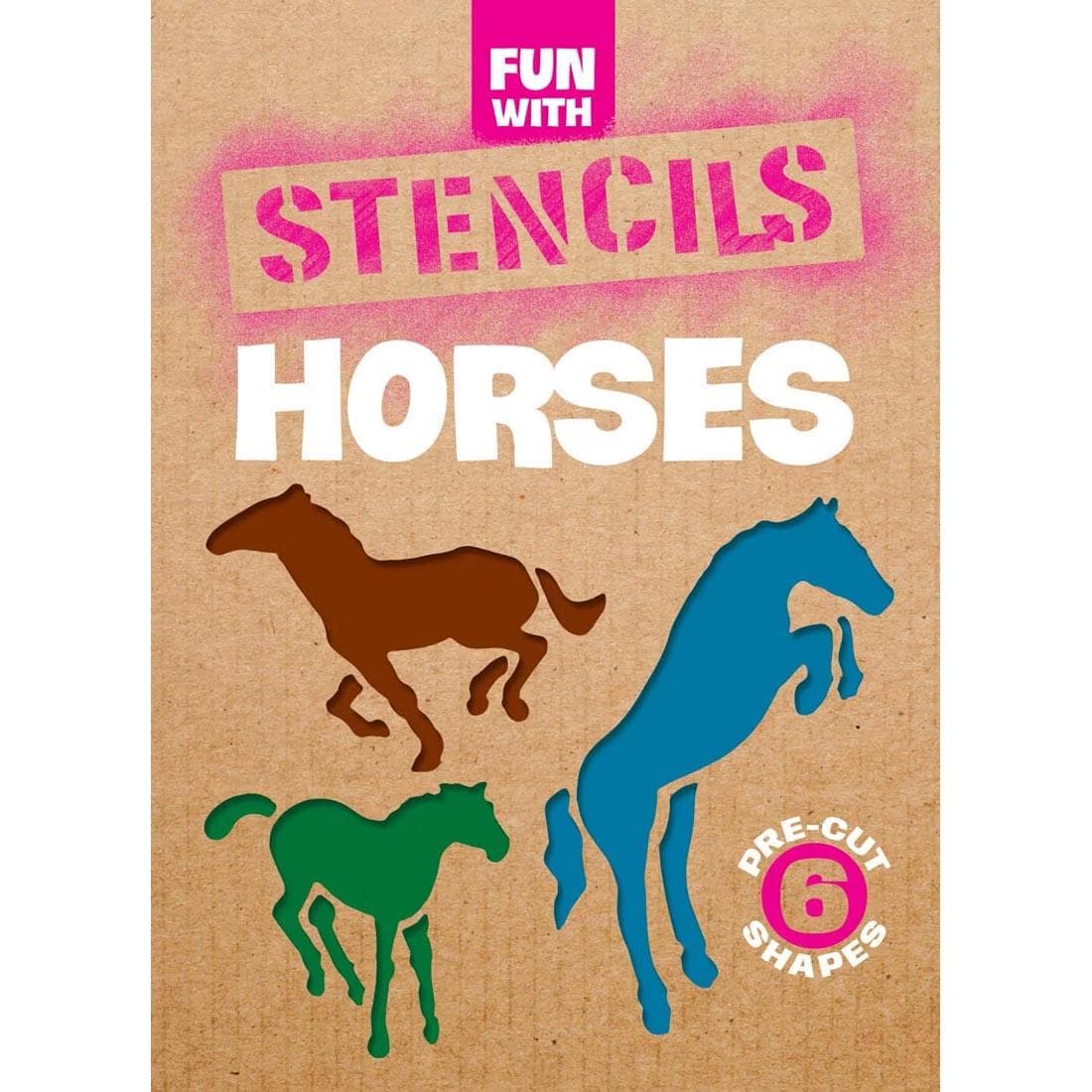 Dover Little Activity Book Fun With Horses Stencils