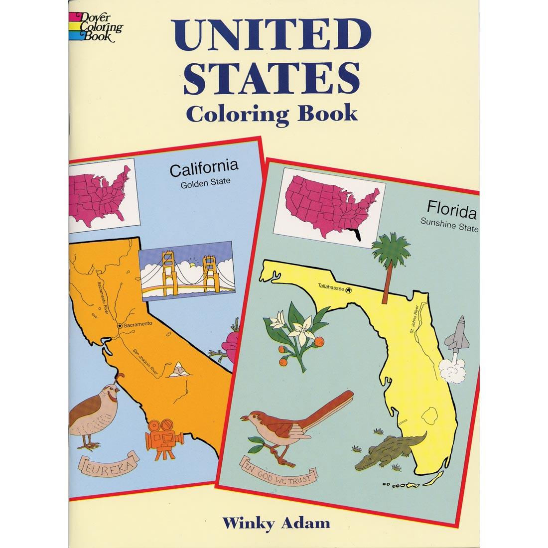 United States Coloring Book by Dover