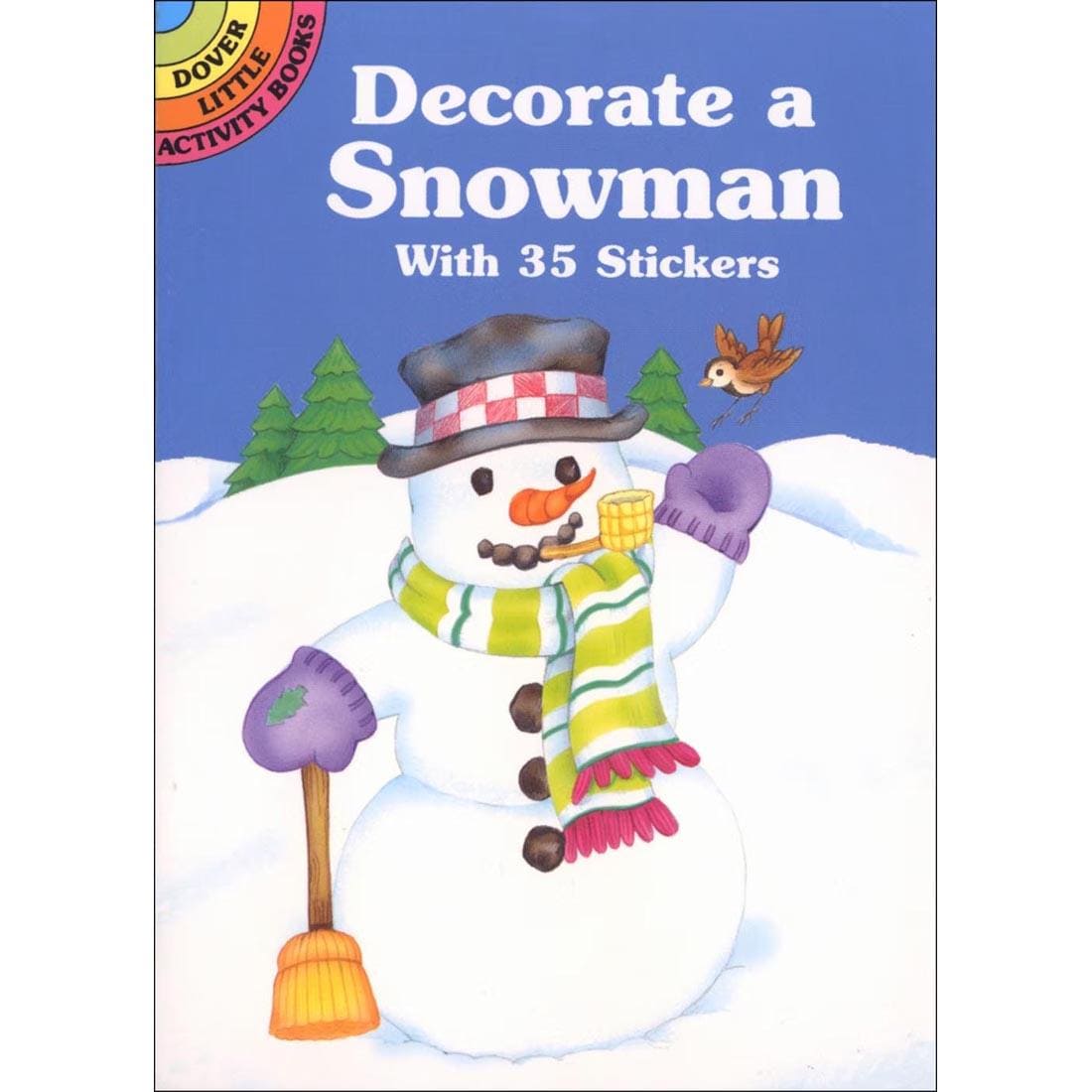 Dover Little Sticker Activity Book Decorate A Snowman with 35 Stickers