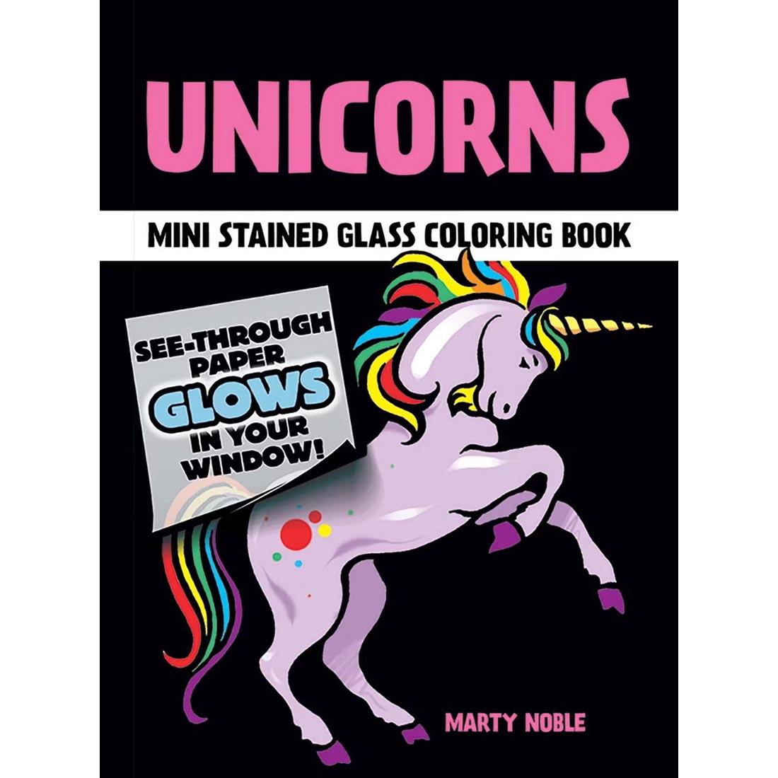 Dover Little Unicorns Stained Glass Coloring Book