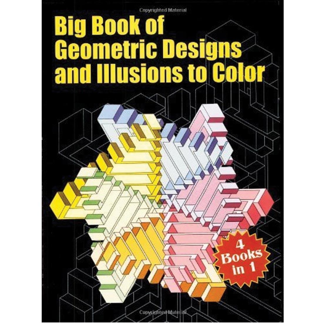 Big Book of Geometric Designs & Illusions To Color by Dover