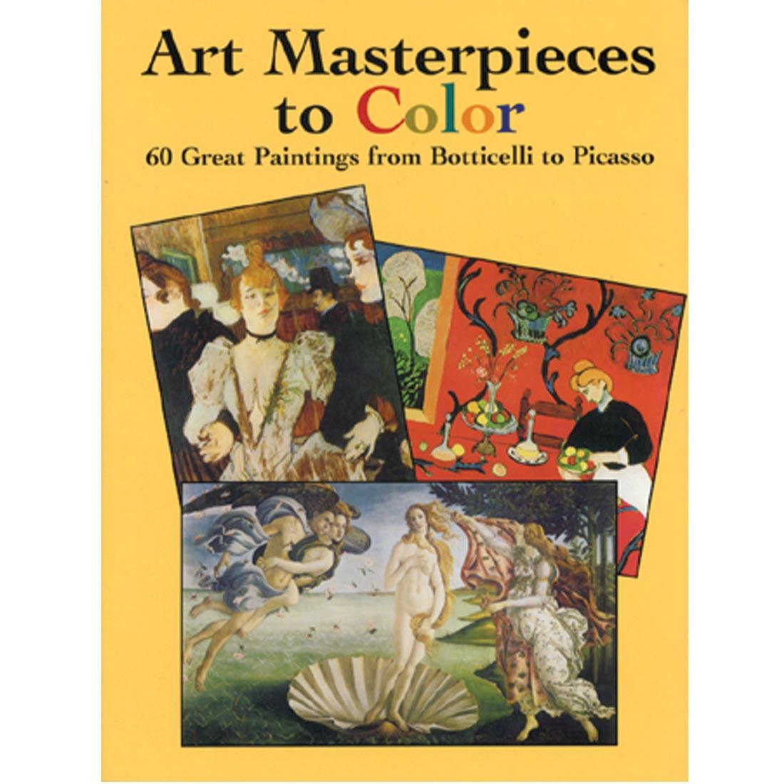 Art Masterpieces To Color 60 Great Paintings from Botticelli to Picasso