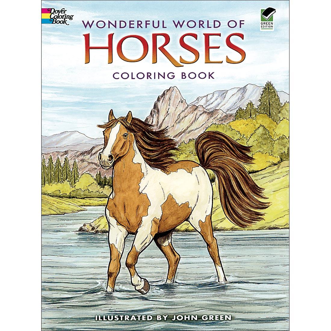 Wonderful World of Horses Coloring Book by Dover