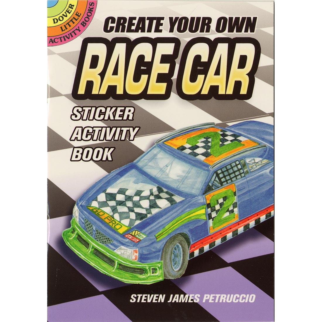 Dover Little Create Your Own Race Car Sticker Activity Book