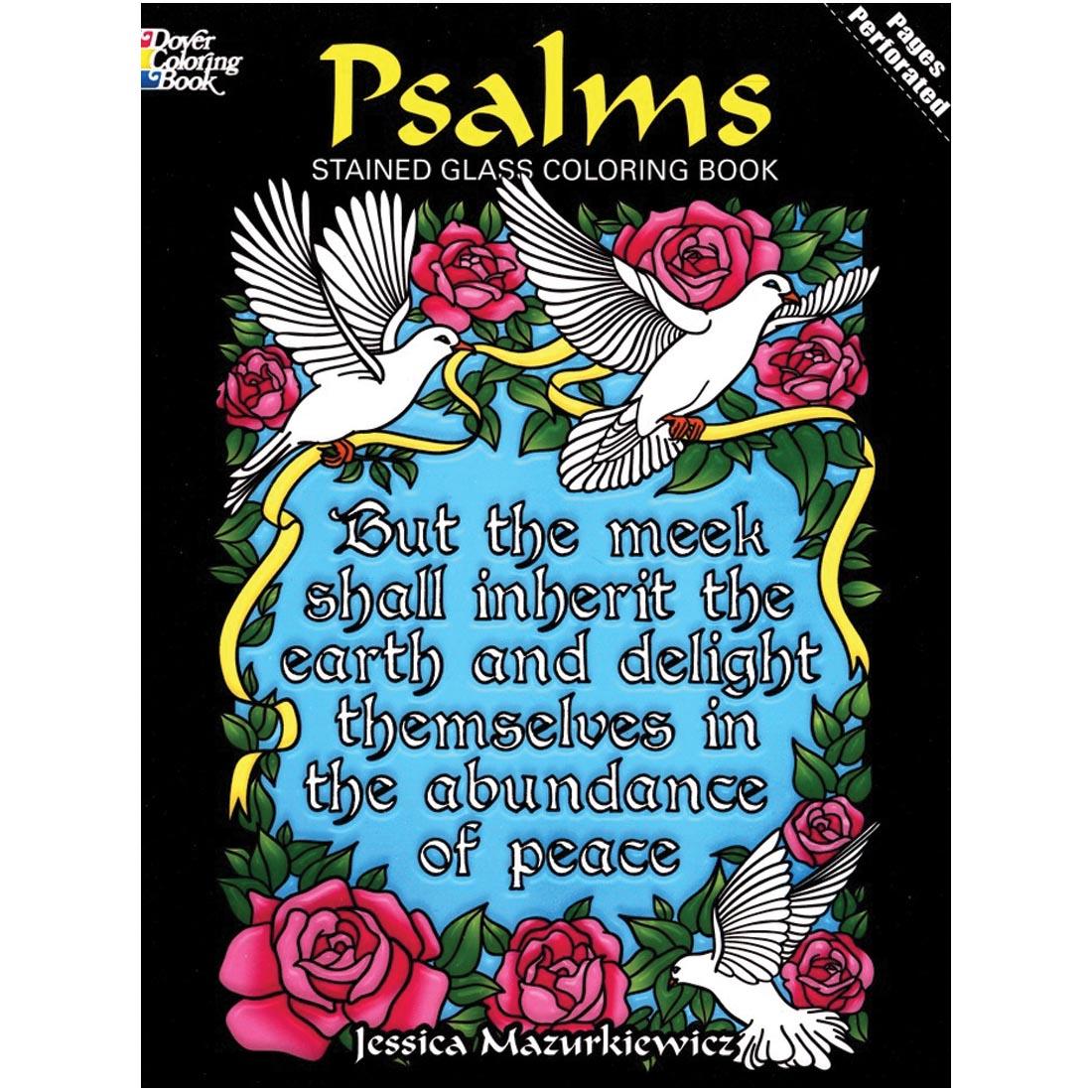 Dover Psalms Stained Glass Coloring Book