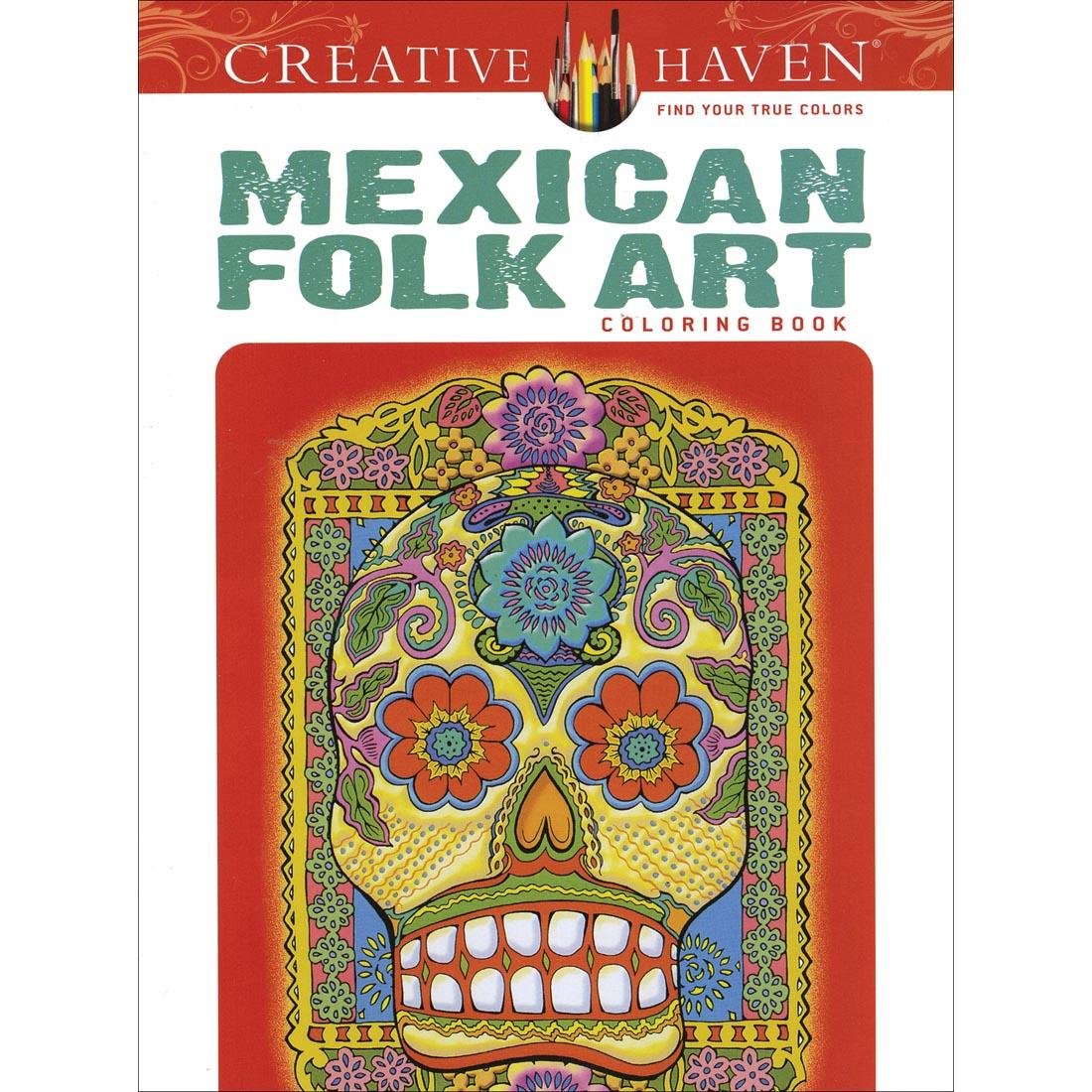 Creative Haven Mexican Folk Art Coloring Book by Dover