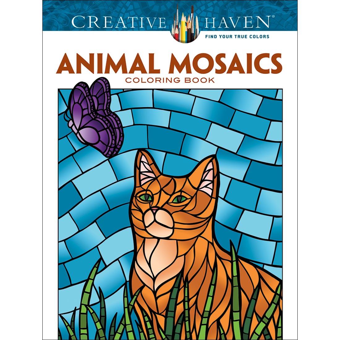 Creative Haven Animal Mosaics Coloring Book by Dover