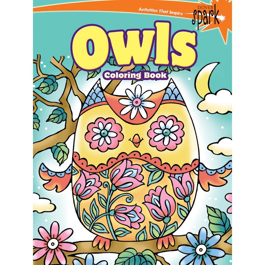 Owls Dover Spark Coloring Book