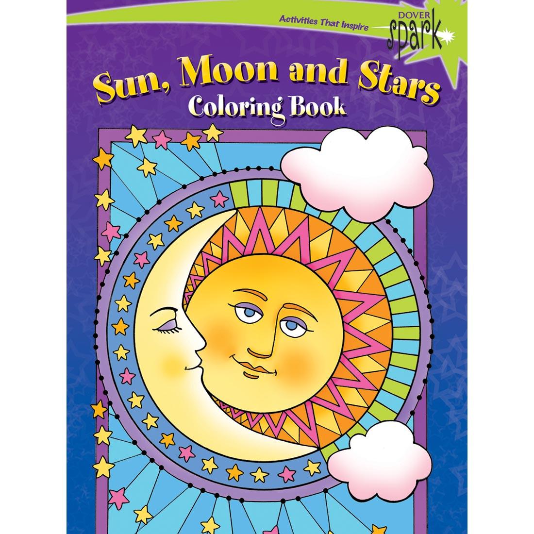 Sun, Moon and Stars Dover Spark Coloring Book