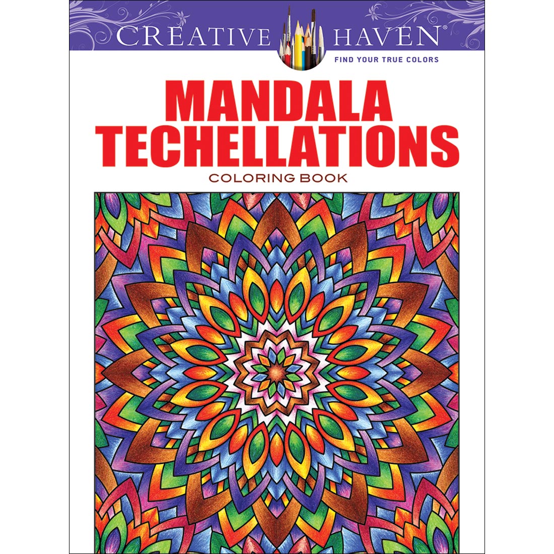 Creative Haven Mandala Techellations Coloring Book by Dover
