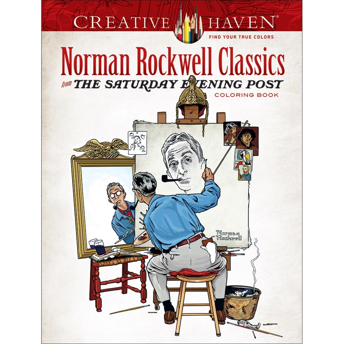 Creative Haven Norman Rockwell Classics from The Saturday Evening Post Coloring Book by Dover