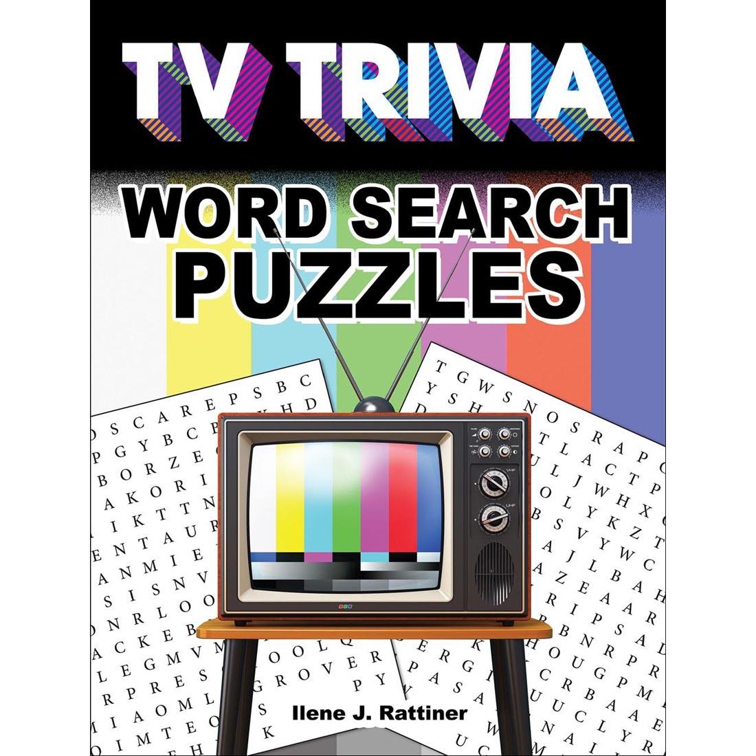 Front cover of Dover TV Trivia Word Search Puzzles