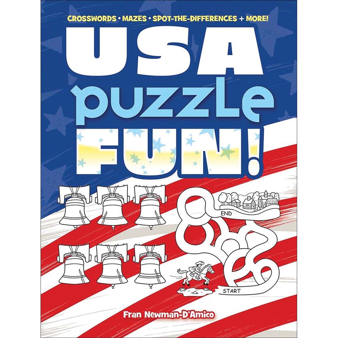 Cover of Dover USA Puzzle Fun! book