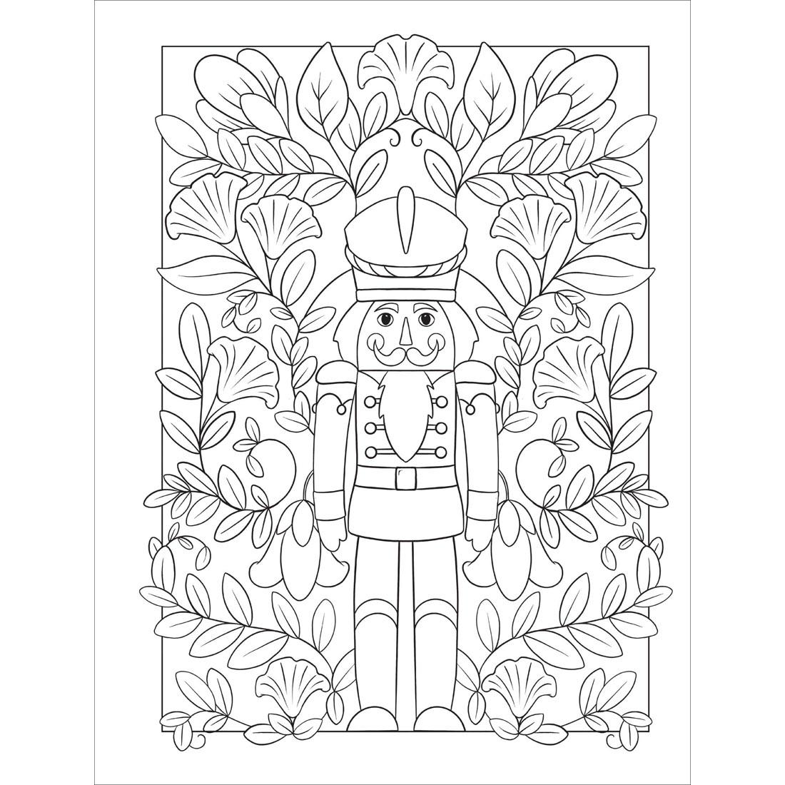 Sample page from Dover Creative Haven Christmas Cheer Coloring Book