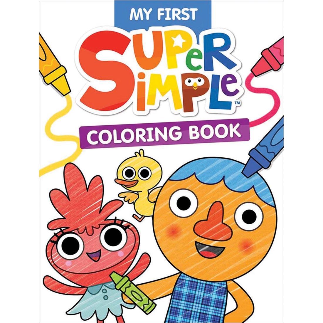front cover of My First Super Simple Coloring Book