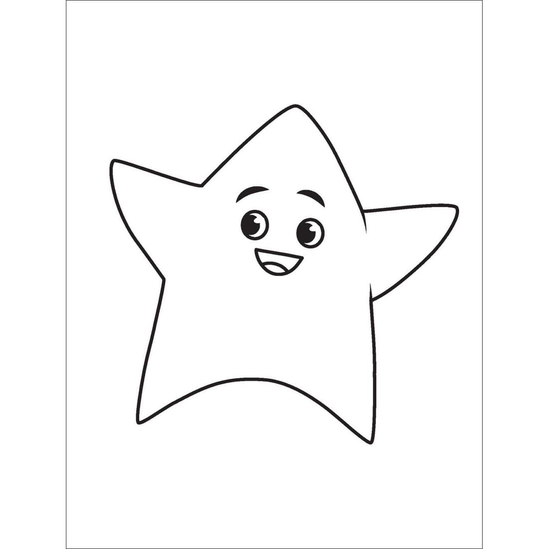 sample page from My First Super Simple Coloring Book