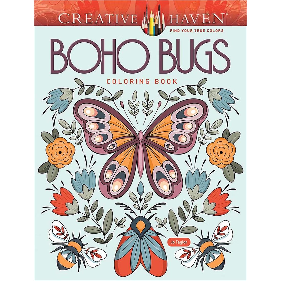 Boho Bugs Creative Haven Coloring Book by Dover