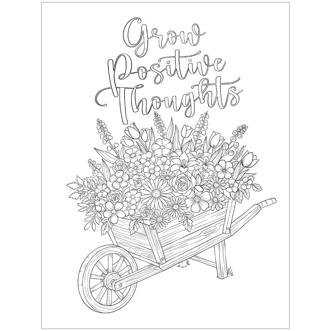page from Home Sweet Homestead Creative Haven Coloring Book by Dover