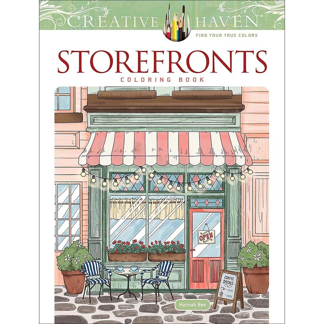 Storefronts Creative Haven Coloring Book by Dover