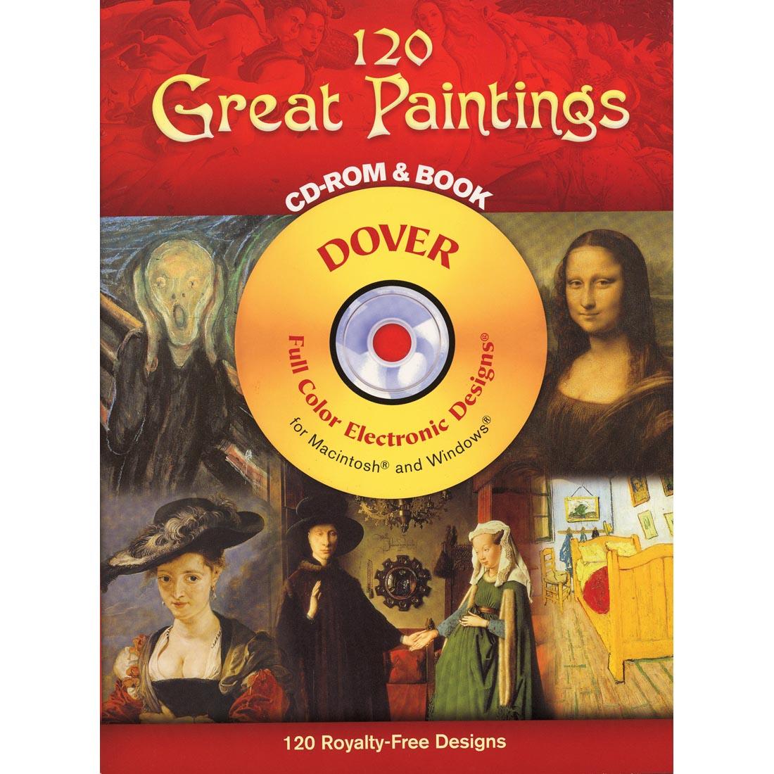 120 Great Paintings CD-Rom & Book Royalty-Free Designs