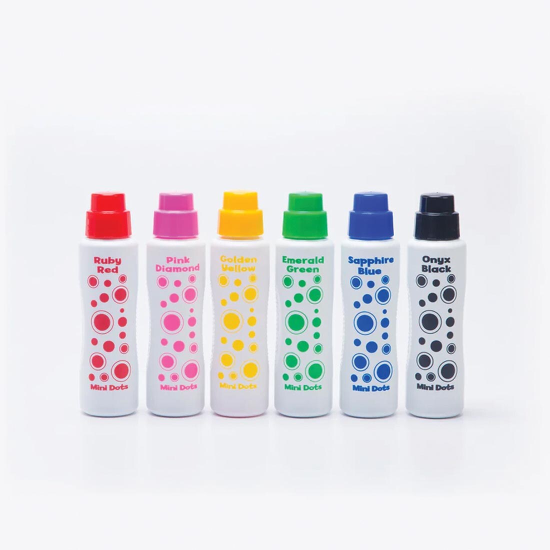 6 do-a-dot art markers found in the jewel tones set